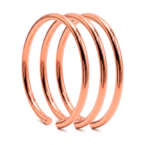 Pulseira de Cobre Cilíndrico 3mm de espessura | 100% puro | Ajustável | Amazônia Sagrada - Kit 3 Unidades + FRETE GRÁTIS
