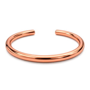 Pulseira de Cobre Cilíndrico 5mm de espessura | 100% puro | Ajustável | Amazônia Sagrada - 1 Unidade